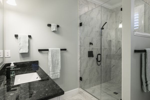Granite Shower Installation in Dubuque