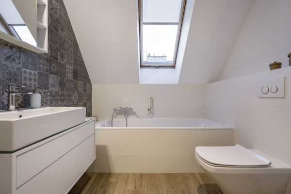 Attic Bathroom Construction in Dubuque